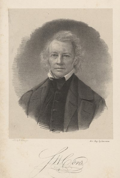 J.H. Cone, lithographie par Francis D